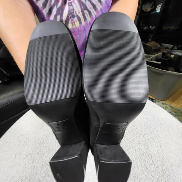 NEW Blondo Ashley Waterproof suede leather Knee High Boot black size 9 - Picture 4 of 4